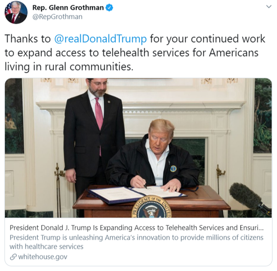 Donald Trump Expanding Access to Telehealth Services for Rural Americans