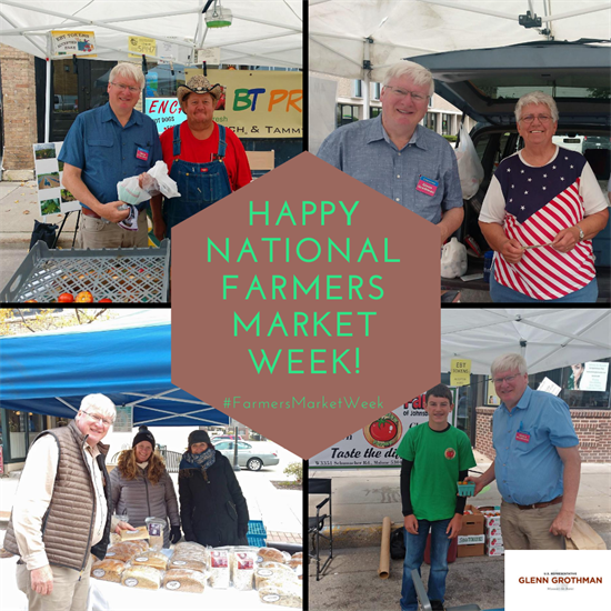 Happy National Farmer's Market Week!