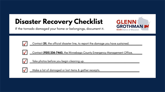 Local Disaster Recovery Checklist