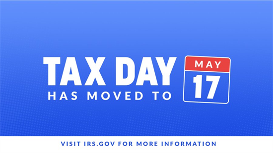 Tax Day Moved to May 17