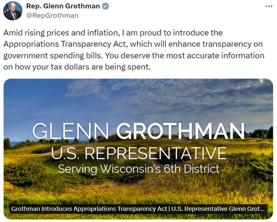 Appropriations Transparency Act