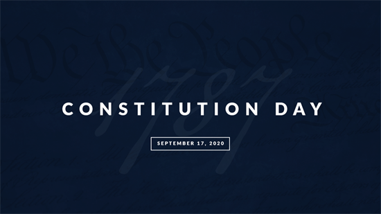Constitution Day 2020 Graphic